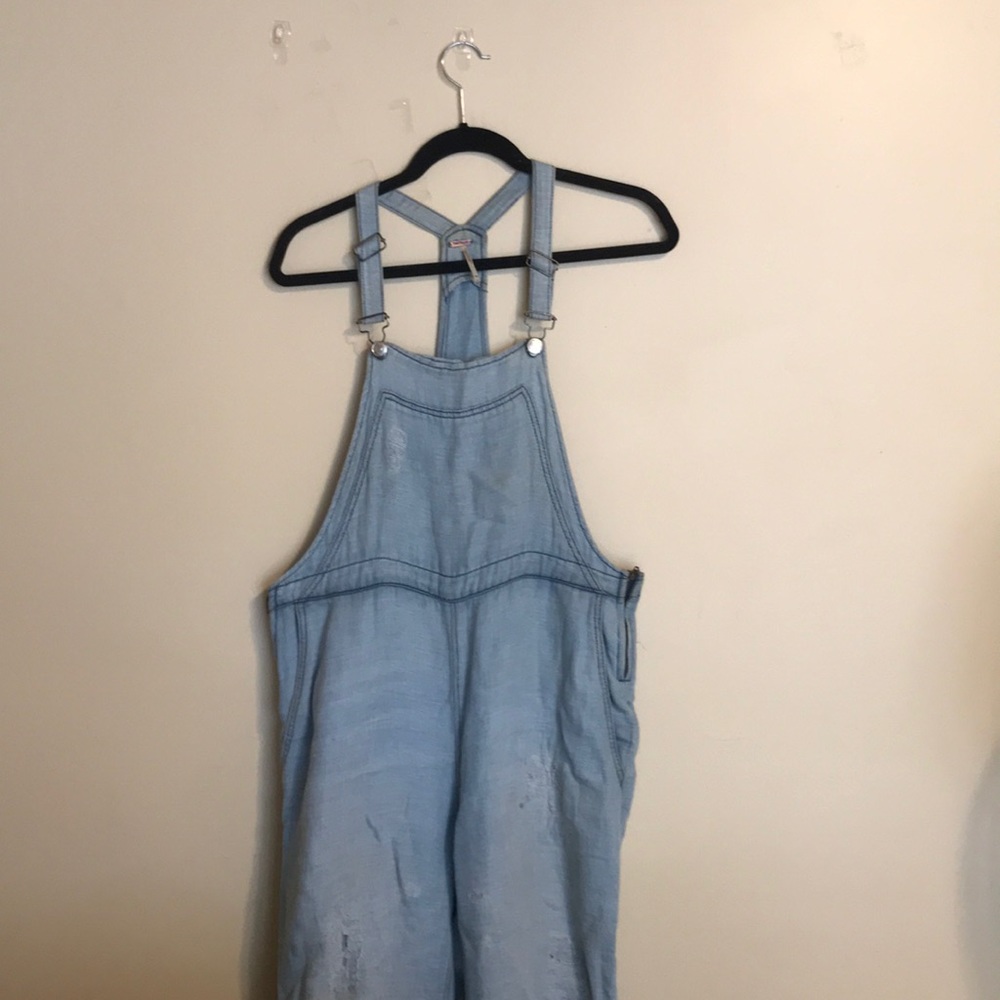 Free people Classic Cotton Overalls